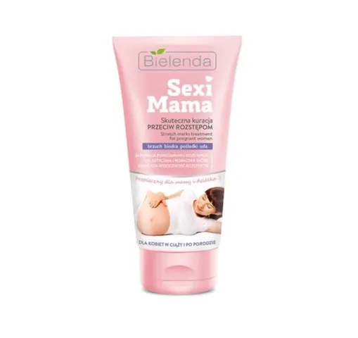 Kem Bielenda Sexi Mama 150ml - Hỗ Trợ Cải Thiện Rạn Da Cho Bà Bầu Trước Và Sau Sinh, Dưỡng Ẩm, Làm Mềm Mịn Da
