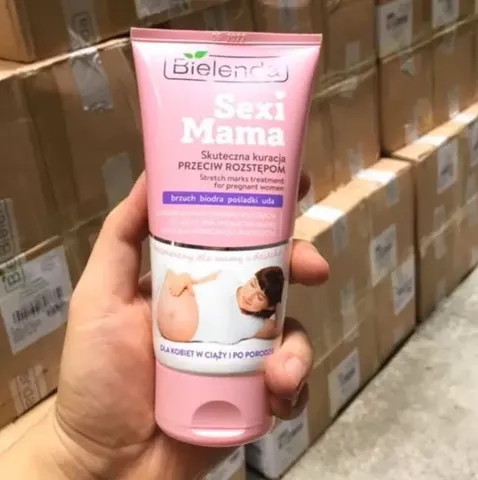 Kem Bielenda Sexi Mama 150ml - Hỗ Trợ Cải Thiện Rạn Da Cho Bà Bầu Trước Và Sau Sinh, Dưỡng Ẩm, Làm Mềm Mịn Da