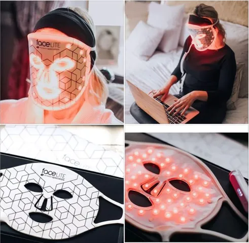 Mặt Nạ Ánh Sáng Rio Face Lite - Thiết Bị Làm Đẹp Cải Thiện Làn Da, Trẻ Hóa Da Chống Lão Hóa, Phục Hồi Năng Lượng Da Mệt Mỏi