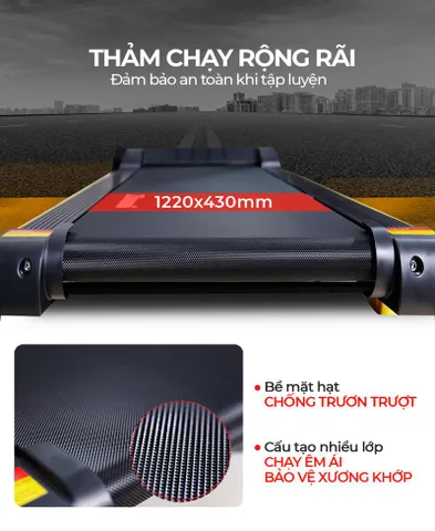 Máy Chạy Bộ Điện Zasami KZ-S180 - Thiết Kế Hiện Đại, Động Cơ 2HP, Tích Hợp MP3 và Chế Độ Tập Luyện Chuyên Nghiệp Tại Nhà