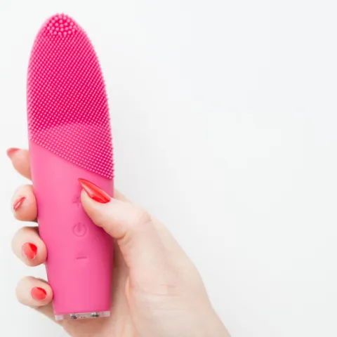 Máy Rửa Mặt Siêu Âm Sonicleanse Glo Viva Rio FADH - Công Nghệ Nhiệt, 7 Mức Cường Độ, Làm Sạch Sâu Cho Da Mặt Mịn Màng, Thuận Tiện Du Lịch