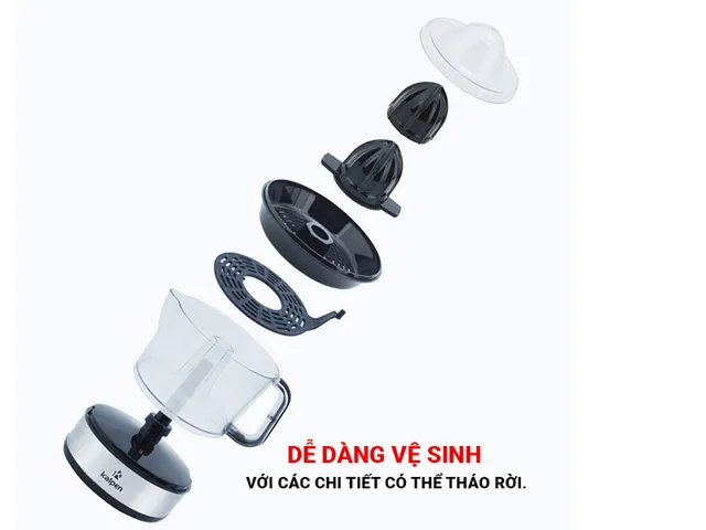 Máy Vắt Cam Kalpen CJK-2681 700ml - Thiết Kế Dễ Dàng Sử Dụng, Công Suất 60W, Giải Pháp Nước Cam Tươi Ngon Tại Nhà