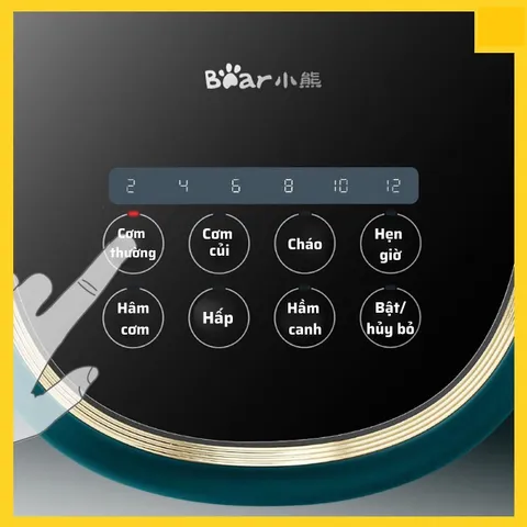 Nồi Cơm Điện Hẹn Giờ Chống Dính Bear DFB-P30R3 - Đa Năng 3L, Nấu Cơm, Cháo, Canh, Giữ Ấm 24h - Tiện Ích Cho Gia Đình