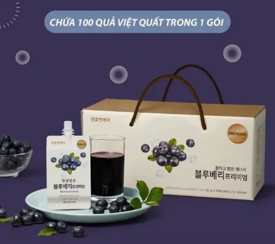 Nước ép dinh dưỡng việt quất Chunho Ncare Hàn Quốc