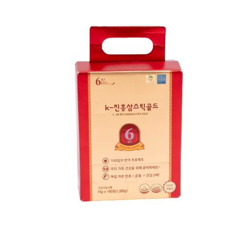 Nước Hồng Sâm Cô Đặc K-Jin Gold - Sản phẩm bồi bổ sức khỏe từ hồng sâm 6 năm tuổi, hỗ trợ ăn ngon, ngủ tốt, hộp 10/30/100 gói.