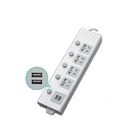 Ổ Cắm Điện Đa Năng Thông Minh Jiashi 2 Cổng USB - Tiện Ích Cao, Khả Năng Chịu Tải Lớn, Dây Dài 1.8m