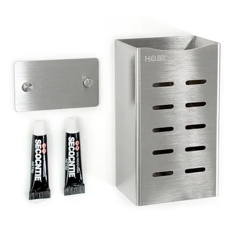 Ống Đũa Inox 304 Dán Tường Hobby Home Decor OD2 - Lắp Dễ Dàng, Chất Liệu Bền, Tiện Ích Cho Gia Đình 5-7 Người