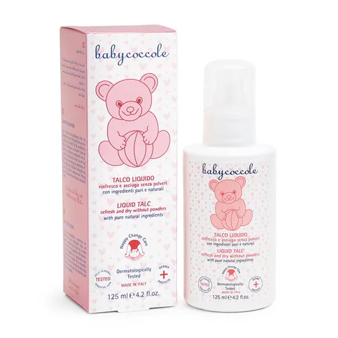 Phấn Rôm Babycoccole Dạng Nước 125ml - Chăm Sóc Da Cho Bé Từ Sơ Sinh, Giúp Da Mềm Mịn Khô Thoáng, Ngăn Ngừa Hăm Ngứa