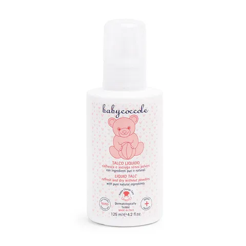 Phấn Rôm Babycoccole Dạng Nước 125ml - Chăm Sóc Da Cho Bé Từ Sơ Sinh, Giúp Da Mềm Mịn Khô Thoáng, Ngăn Ngừa Hăm Ngứa