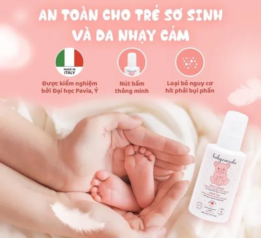 Phấn Rôm Babycoccole Dạng Nước 125ml - Chăm Sóc Da Cho Bé Từ Sơ Sinh, Giúp Da Mềm Mịn Khô Thoáng, Ngăn Ngừa Hăm Ngứa
