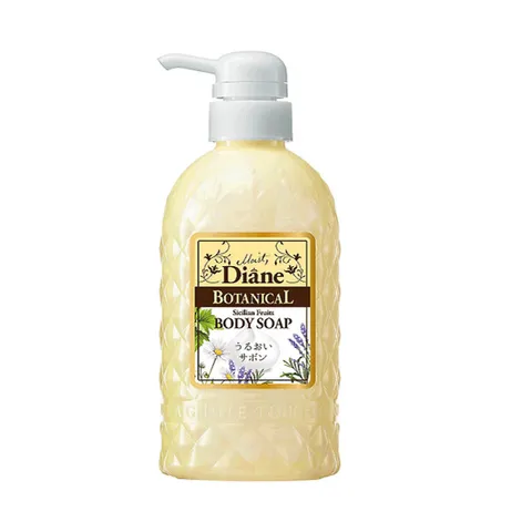 Sữa Tắm Dưỡng Da Moist Diane Botanical Sicilian Fruits 500ml - Chiết Xuất Tự Nhiên, Phù Hợp Với Da Nhạy Cảm, Làm Sạch & Dưỡng Ẩm