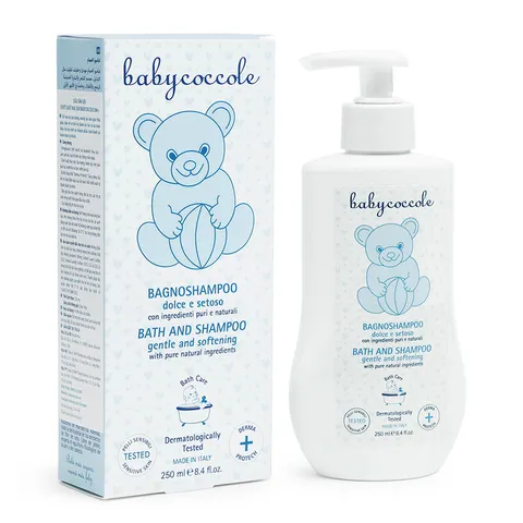 Sữa Tắm Gội Chiết Xuất Hoa Sen Babycoccole Cho Bé 0M+ - An Toàn, Không Cay Mắt, Giúp Da Mịn Màng và Ngăn Ngừa Rôm Sảy