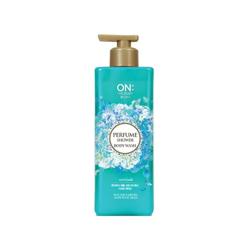 Sữa Tắm Nước Hoa On The Body Perfume Shower Body Wash Secret Jade 500g - Hương Nước Hoa Quyến Rũ, Làm Sạch Sâu và Dưỡng Ẩm Da