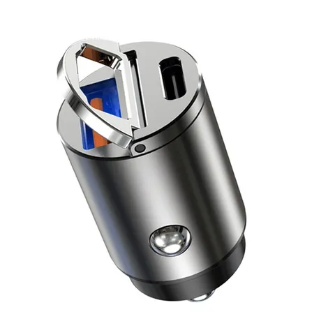 Tẩu Sạc Nhanh Mini Ô Tô 2 Cổng USB & Type C PD QC 30W 45W - Thiết Kế Gọn Nhẹ, Tương Thích Nhiều Thiết Bị