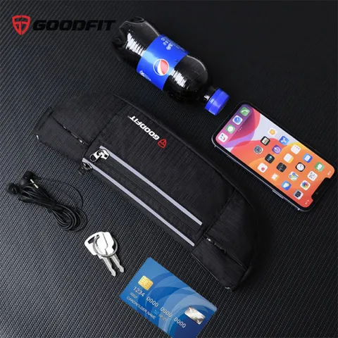 Túi Đeo Hông Chạy Bộ GoodFit GF108RB - Ngăn Đựng Nước và Điện Thoại Thông Minh, Dụng Cụ Thể Thao Tiện Lợi cho Người Chạy