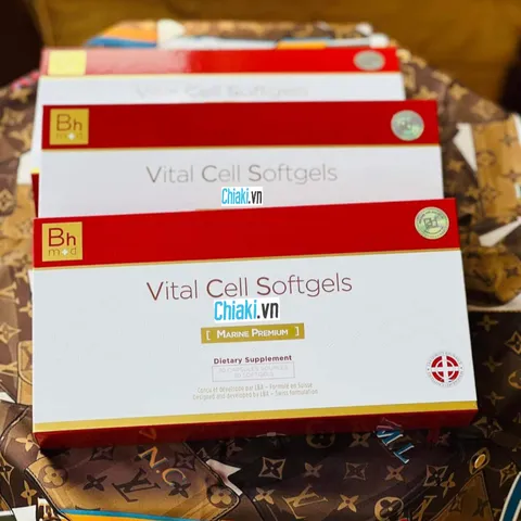 Viên Uống Hỗ Trợ Trẻ Hóa Da Bhmed Vital Cell Softgels Marine Premium - Thúc Đẩy Đàn Hồi, Sáng Da và Tái Tạo Tế Bào
