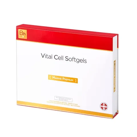 Viên Uống Hỗ Trợ Trẻ Hóa Da Bhmed Vital Cell Softgels Marine Premium - Thúc Đẩy Đàn Hồi, Sáng Da và Tái Tạo Tế Bào