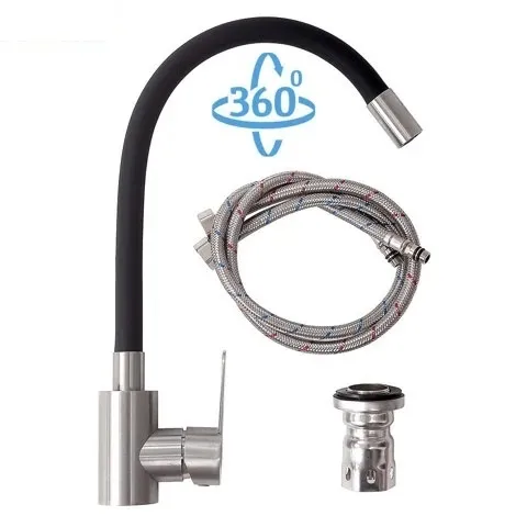 Vòi Nước Rửa Chén Nóng Lạnh Đầu Mềm Inox 304 Hobby Home Decor VTM1 - Thiết Kế Linh Hoạt Chống Rỉ Sét, Tiện Lợi Cho Nhà Bếp