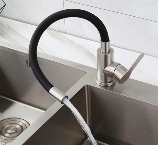 Vòi Nước Rửa Chén Nóng Lạnh Đầu Mềm Inox 304 Hobby Home Decor VTM1 - Thiết Kế Linh Hoạt Chống Rỉ Sét, Tiện Lợi Cho Nhà Bếp