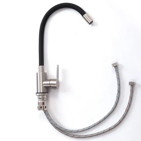 Vòi Nước Rửa Chén Nóng Lạnh Đầu Mềm Inox 304 Hobby Home Decor VTM1 - Thiết Kế Linh Hoạt Chống Rỉ Sét, Tiện Lợi Cho Nhà Bếp