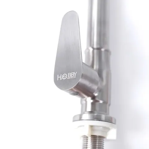 Vòi Rửa Chén Lạnh HOBBY Home Decor RL1 - Inox 304, Thiết Kế Nhỏ Gọn, Phù Hợp Với Chậu Rửa 2.5-3.5cm, Logo HOBBY Chất Lượng Cao