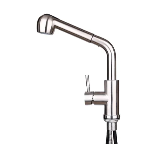 Vòi Rửa Chén Nóng Lạnh Dây Kéo Hobby Home Decor VDR2 - Inox 304 Cao Cấp, Thiết Kế Sang Trọng Cho Phòng Bếp