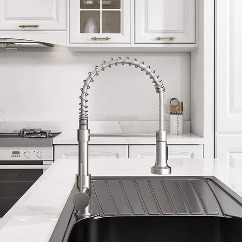 Vòi rửa chén nóng lạnh lõi đồng HOBBY Home Decor RCT - Vòi bếp đa năng 2 chế độ phun, thiết kế tiện lợi cho mọi chậu rửa
