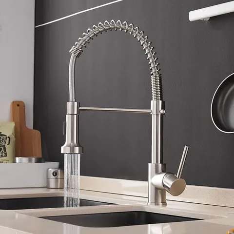 Vòi rửa chén nóng lạnh lõi đồng HOBBY Home Decor RCT - Vòi bếp đa năng 2 chế độ phun, thiết kế tiện lợi cho mọi chậu rửa