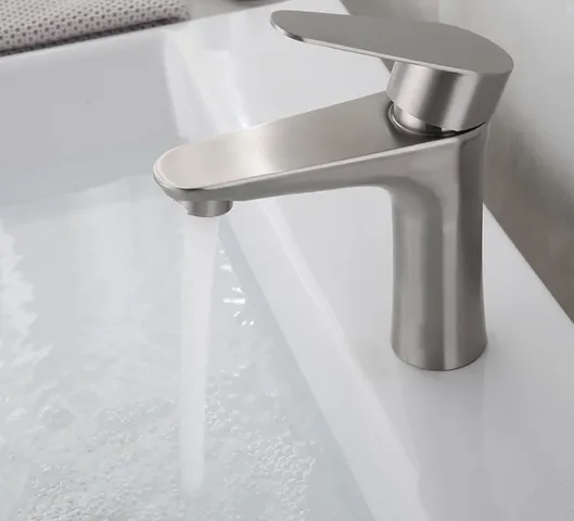 Vòi Lavabo Nóng Lạnh Hobby VRM2 Inox 304 Chống Gỉ - Thiết Kế Tiết Kiệm Nước, Dễ Sử Dụng Cho Bồn Rửa Mặt