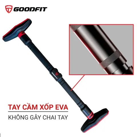 Xà Đơn Gắn Cửa Thép Chịu Lực GoodFit GF201PU - Dụng Cụ Tập Gym An Toàn, Chắc Chắn, Nâng Cao Sức Khỏe Tại Nhà