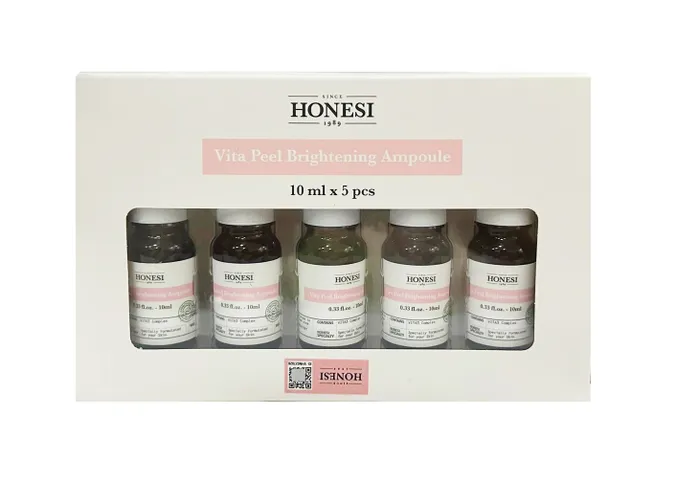 Tinh chất trắng da Honesi Vita Peel Brightening Ampoule - Set 5 lọ Dưỡng Trắng Da Chuyên Sâu, Hàn Quốc