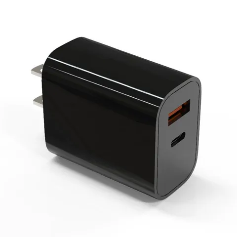Củ sạc nhanh 2in1 20W PD và QC 18W, cổng USB-C và USB-A cho điện thoại, máy tính bảng, laptop - Sạc nhanh hiệu quả 3 lần.