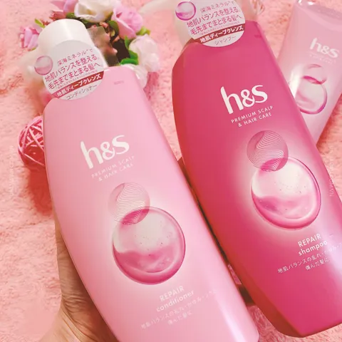Bộ Dầu Gội Xả H&S Màu Hồng - Hỗ Trợ Cải Thiện Gàu, Phục Hồi Tóc Khỏe Mạnh, Giảm Ngứa Da Đầu, Dưỡng Ẩm Tóc