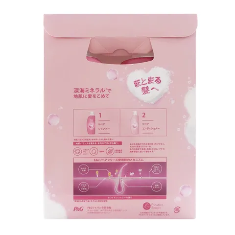 Bộ Dầu Gội Xả H&S Màu Hồng - Hỗ Trợ Cải Thiện Gàu, Phục Hồi Tóc Khỏe Mạnh, Giảm Ngứa Da Đầu, Dưỡng Ẩm Tóc