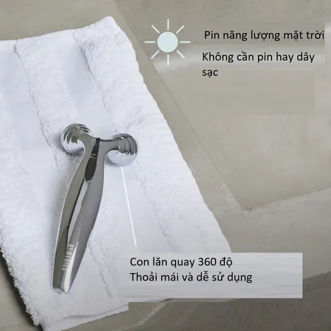 Cây Lăn Massage Điện Sinh Học Vline HoMedics FAC-BR200 - Kích Thích Lưu Thông Máu, Trẻ Hóa Da, Giảm Nếp Nhăn