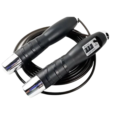 Dây Nhảy Thể Lực Đàn Hồi 2.9m Có Tạ - Tập Gym Tại Nhà, Đếm Số Tự Động, Hỗ Trợ Đốt Cháy Mỡ Hiệu Quả