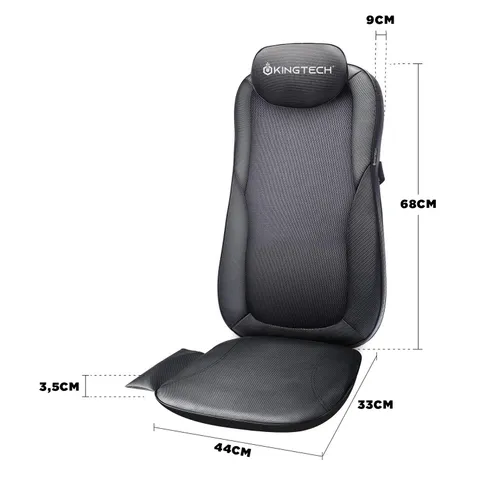 Đệm Ghế Massage Lưng 3D KINGTECH KC-500S - Thiết Kế Công Thái Học, Công Nghệ Shiatsu Hiện Đại, Giải Pháp Thư Giãn Tối Ưu