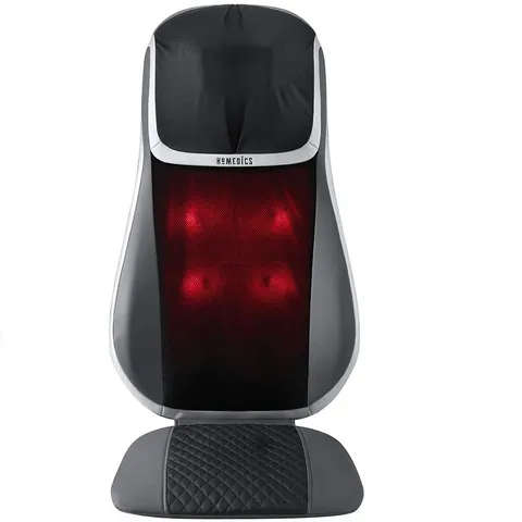 Đệm Massage Shiatsu 3D TruTouch HoMedics MCS-847HJ - 2 Chế Độ, Nhiệt Hồng Ngoại, Thư Giãn Tối Đa Cho Cổ Vai Lưng