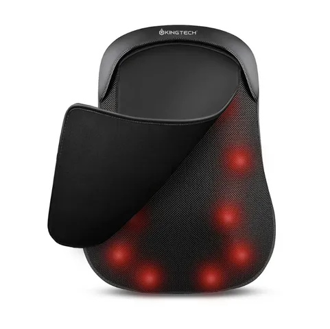 Đệm Massage Lưng Kingtech KC-300 - 12 Đầu Massage Shiatsu Có Hẹn Giờ, Nhiệt Hồng Ngoại, Thiết Kế Hiện Đại, Thoáng Khí