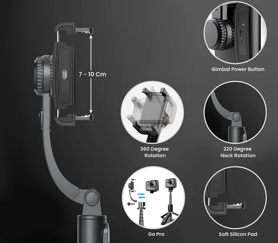 Gậy chụp ảnh kiêm tripod 3 chân Lenovo x WeCool G1 - Điều khiển từ xa Bluetooth, tương thích mọi điện thoại và Gopro