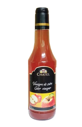 Giấm táo Chatel Vinaigre De Cidre 500ml - Giấm táo tự nhiên Pháp, làm đẹp da, trị mụn và khử mùi hiệu quả