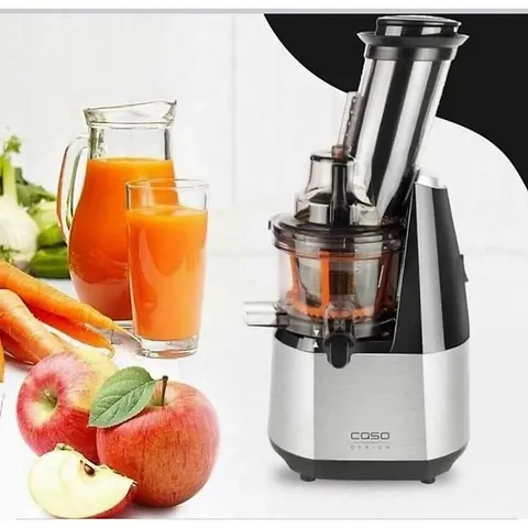 Máy Ép Trái Cây Tốc Độ Chậm Caso SJW550 - Ép Nguyên Quả Với 3 Bộ Lọc, Giữ Vitamin Tối Đa, Thiết Kế Sang Trọng, Tiện Lợi Sử Dụng