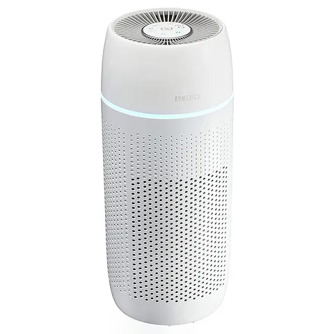 Máy Lọc Không Khí Khử Mùi và Lông Thú Cưng HoMedics AP-PET35A-WT - Bộ Lọc HEPA, Carbon 125m², Công Nghệ UV-C Khử Khuẩn