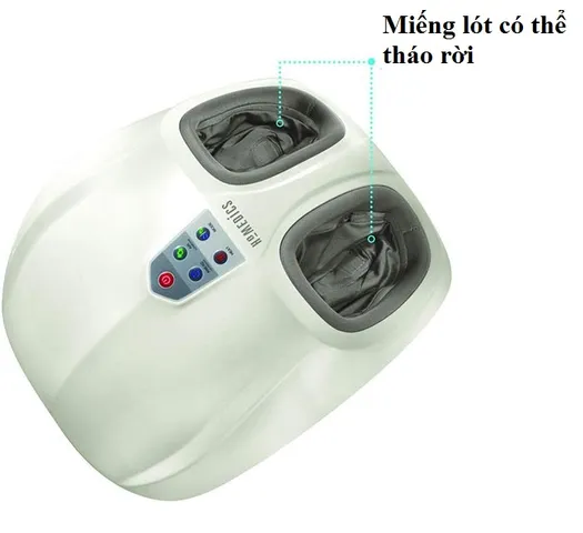 Máy Massage Chân Khí Nén 3D HoMedics FMS-351HJ - Thiết Bị Massage Shiatsu Kèm Nhiệt, Giúp Thư Giãn Chân Tại Nhà, Đem Lại Cảm Giác Như Spa