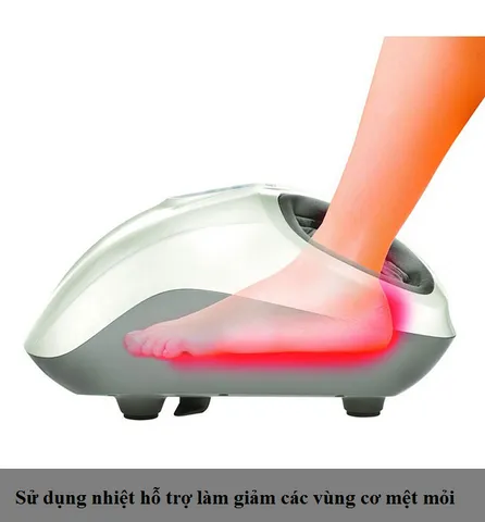 Máy Massage Chân Khí Nén 3D HoMedics FMS-351HJ - Thiết Bị Massage Shiatsu Kèm Nhiệt, Giúp Thư Giãn Chân Tại Nhà, Đem Lại Cảm Giác Như Spa