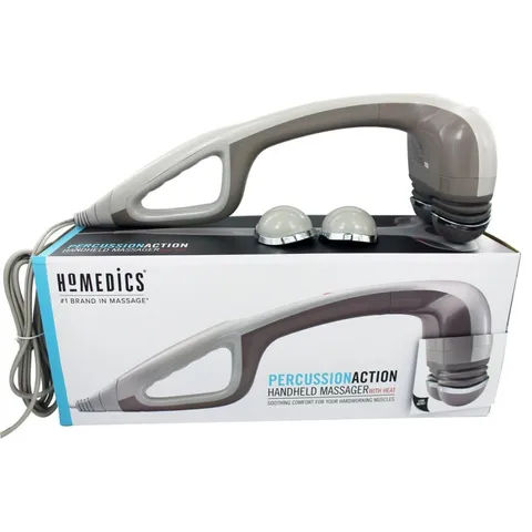 Máy Massage Nhiệt Cầm Tay HoMedics HHP-351H - 3 Đầu Thay Thế, Thiết Kế Tiện Dụng và Hiệu Quả Massage Tối Ưu Tại Nhà