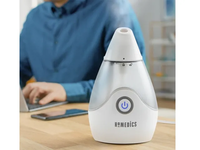 Máy Tạo Ẩm Phun Sương Siêu Âm Khử Khuẩn HoMedics UHE-CM15-SO - Giải Pháp Làm Mát Không Khí 10 Giờ Hoạt Động Ổn Định