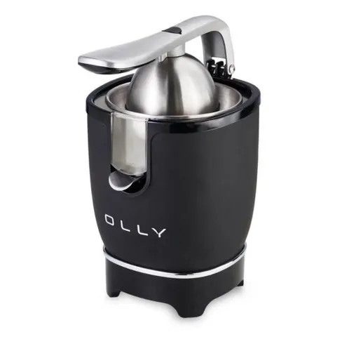 Máy Vắt Cam Cần Đẩy Đa Năng Olly OLJ04 - Thiết Kế Hiện Đại, Màu Đen Trắng, Công Suất 55W, Lưới Lọc Thép Không Gỉ, Vắt Tối Đa Nước