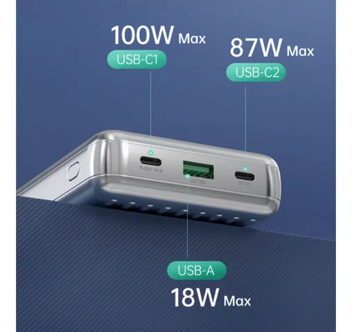 Pin sạc dự phòng Zendure C4 23000mAh ZDPBC4PD - Sạc nhanh đa năng, thiết kế gọn nhẹ, phù hợp cho điện thoại, máy tính bảng, laptop