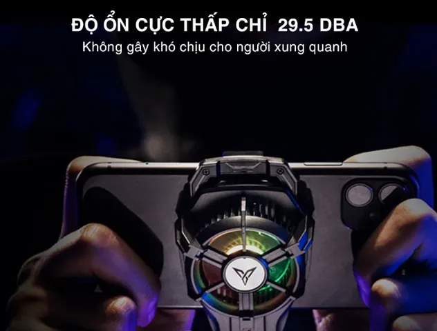 Quạt Tản Nhiệt Điện Thoại Flydigi Wasp Wing 2 Pro - Quạt Gaming LED RGB Thiết Kế Sang Trọng, Làm Mát Nhanh Chóng Ổn Định Ứng Dụng